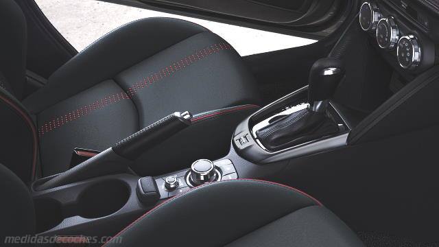 Detalle interior del Mazda 2