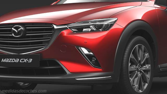 Exterior del Mazda CX-3