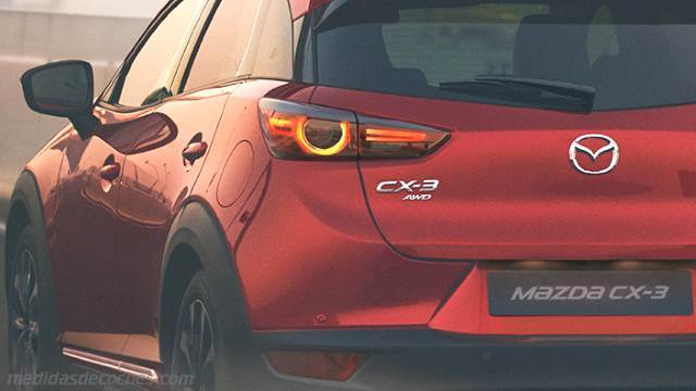 Detalle exterior del Mazda CX-3