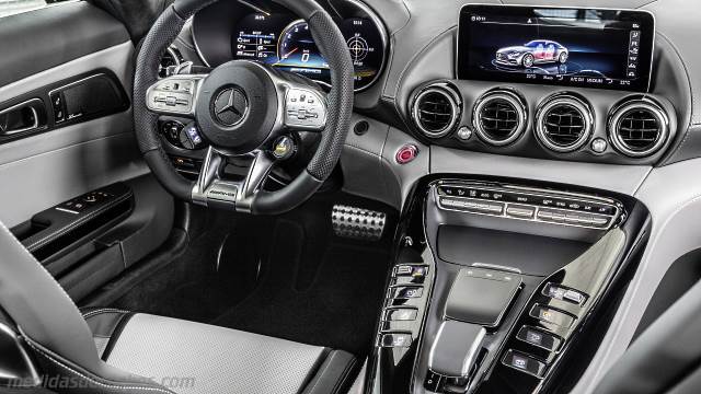 Detalle interior del Mercedes-Benz AMG GT
