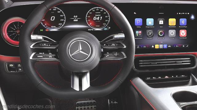 Detalle interior del Mercedes-Benz CLA