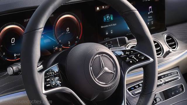 Detalle interior del Mercedes-Benz Clase E