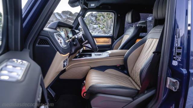 Detalle interior del Mercedes-Benz Clase G