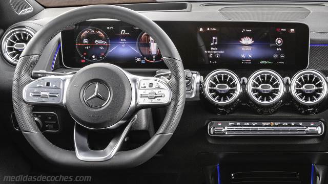 Detalle interior del Mercedes-Benz GLB