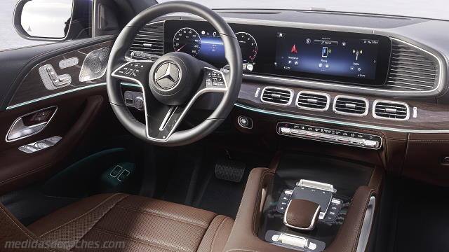 Detalle interior del Mercedes-Benz GLE Coupé