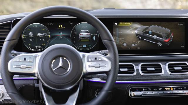 Detalle interior del Mercedes-Benz GLS