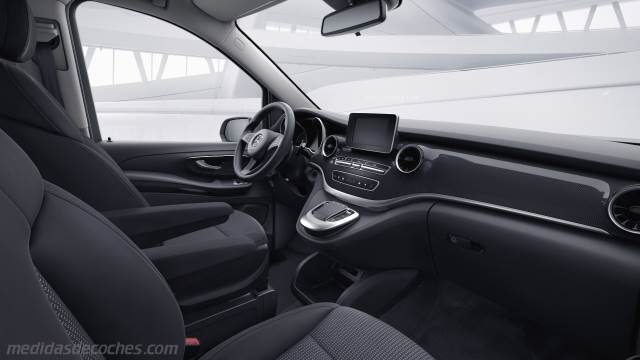 Detalle interior del Mercedes-Benz Clase V Compacto