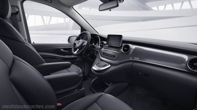 Detalle interior del Mercedes-Benz Clase V Extralargo