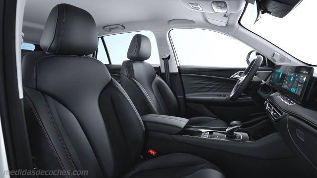 Detalle interior del MG HS