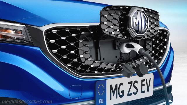 Detalle exterior del MG ZS EV