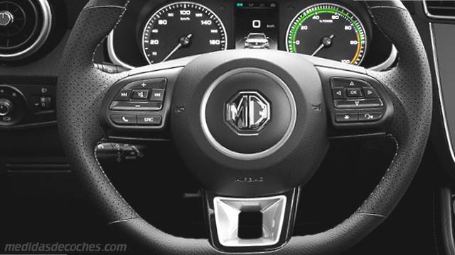 Detalle interior del MG ZS EV