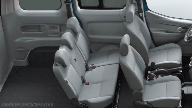 Detalle exterior del Nissan e-NV200 Evalia