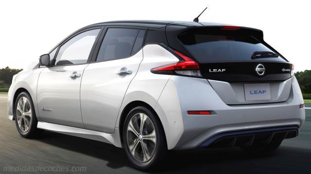 Exterior del Nissan Leaf