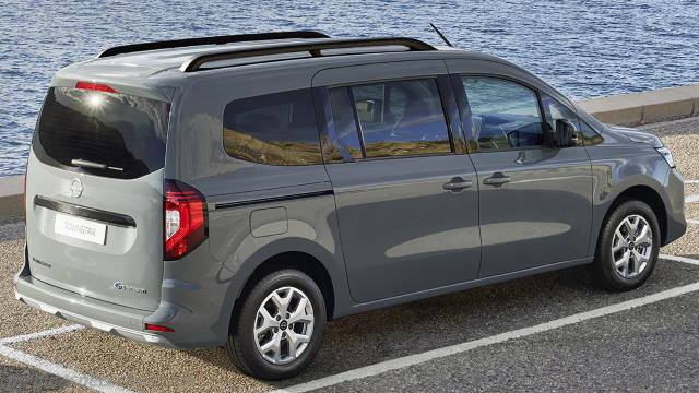 Exterior del Nissan Townstar Evalia