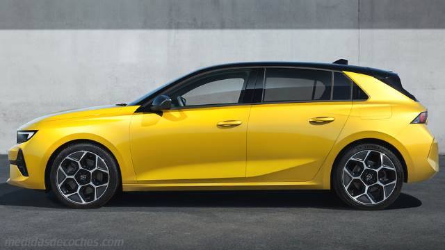 Detalle exterior del Opel Astra