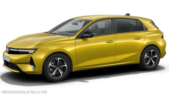 Detalle exterior del Opel Astra