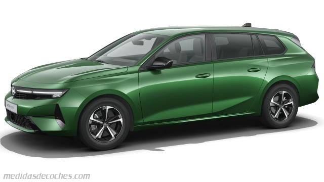 Detalle exterior del Opel Astra Sports Tourer