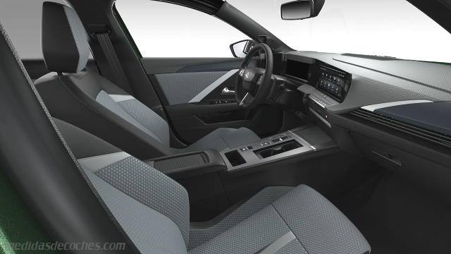 Detalle interior del Opel Astra Sports Tourer