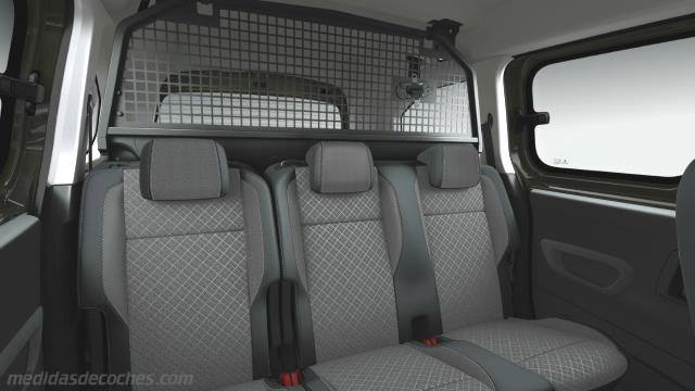 Detalle interior del Opel Combo XL