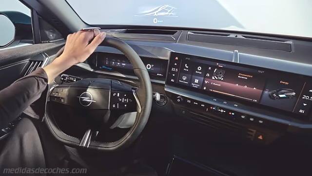 Detalle interior del Opel Grandland