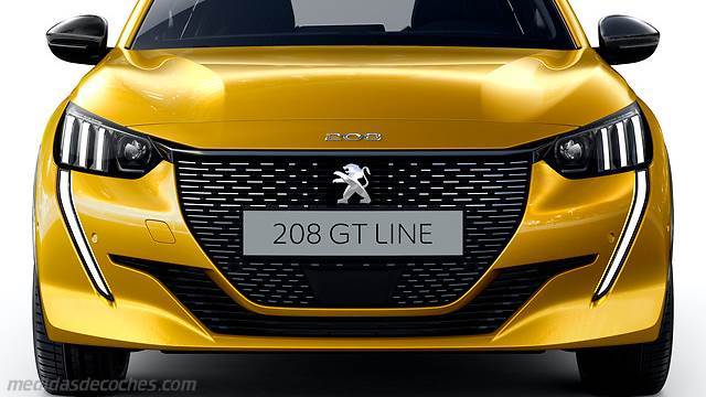 Detalle exterior del Peugeot 208