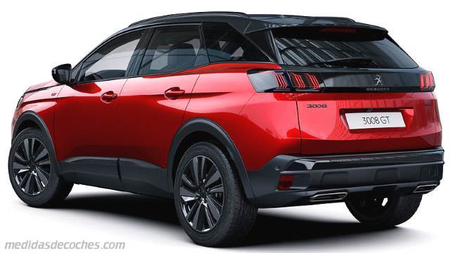 Exterior del Peugeot 3008