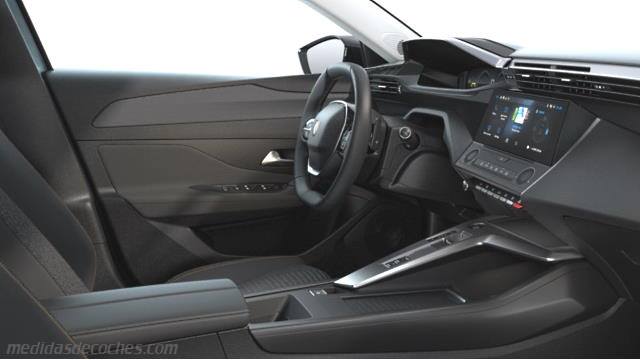 Detalle interior del Peugeot 308 SW