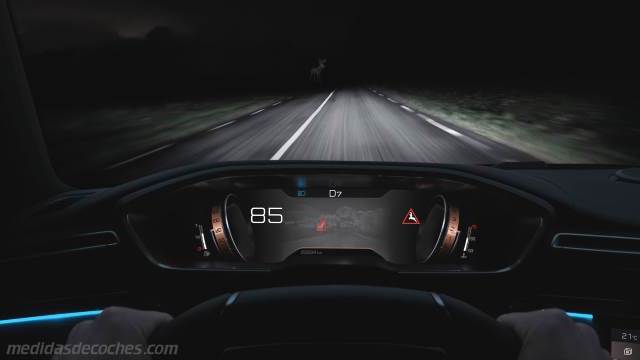 Detalle interior del Peugeot 508