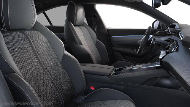 Detalle interior del Peugeot 508