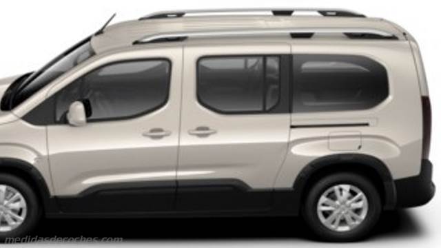 Exterior del Peugeot Rifter Larga