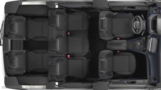 Detalle exterior del Peugeot Rifter Larga