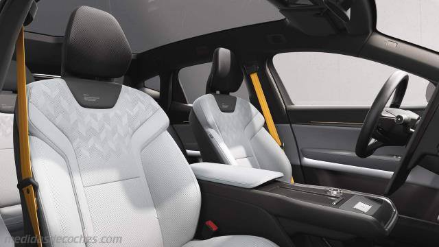 Detalle interior del Polestar 3-