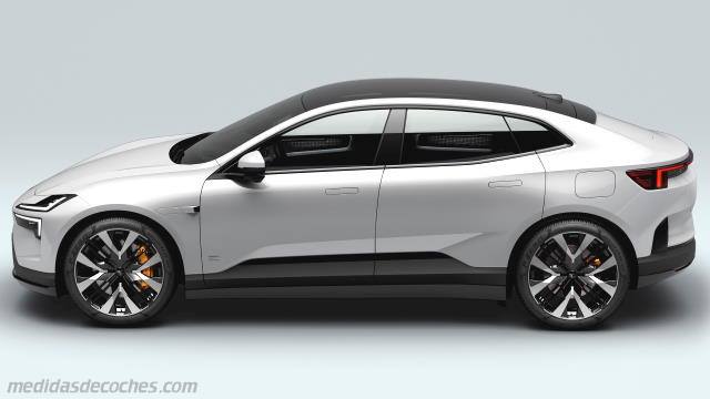 Detalle exterior del Polestar 4-