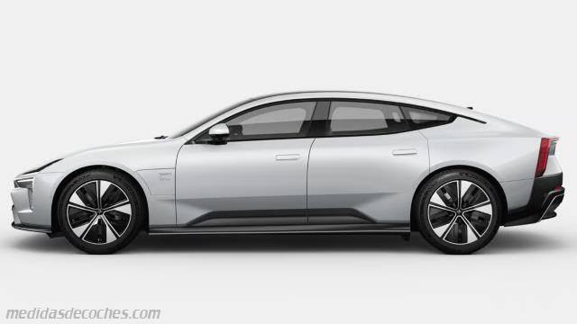 Detalle exterior del Polestar 5-