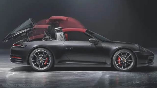 Detalle exterior del Porsche 911 Targa 4