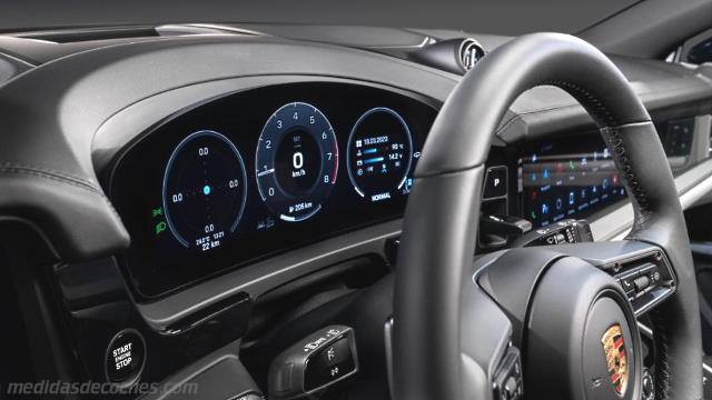 Detalle interior del Porsche Cayenne Coupé