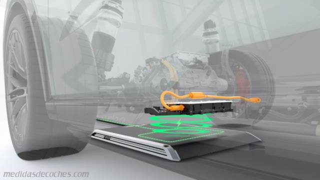 Detalle interior del Porsche Cayenne Electric