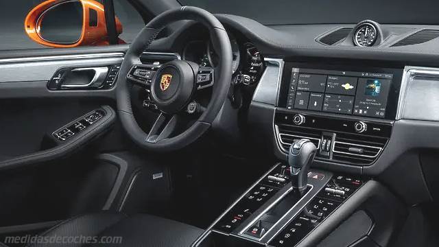 Detalle interior del Porsche Macan