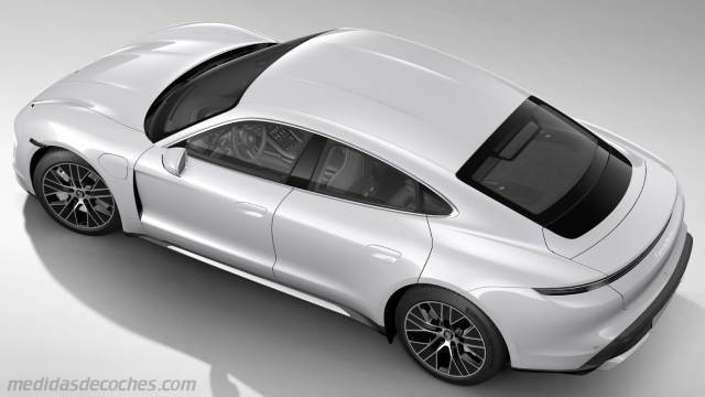 Exterior del Porsche Taycan