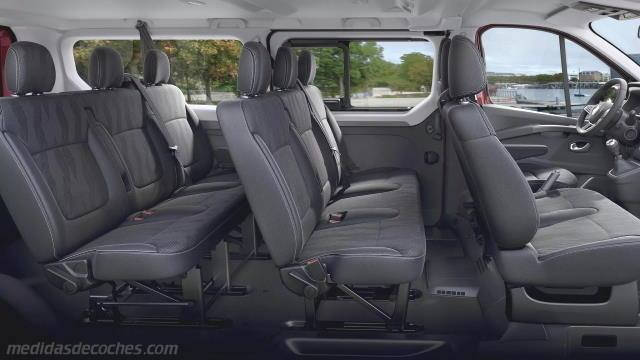 Detalle interior del Renault Grand Trafic Combi