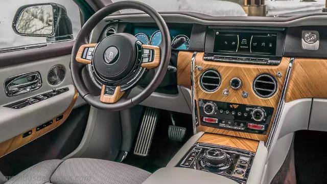 Detalle interior del Rolls-Royce Cullinan