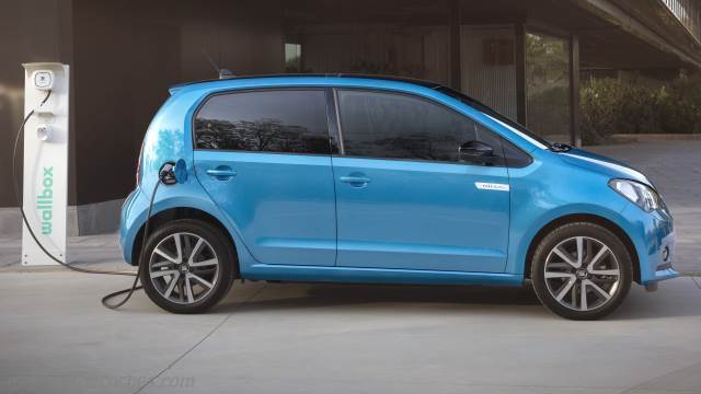 Detalle exterior del Seat Mii electric