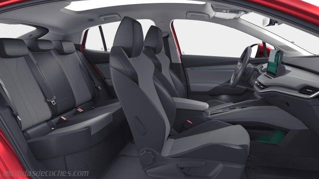 Detalle interior del Skoda Enyaq Coupé