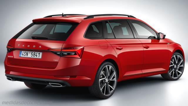 Exterior del Skoda Superb Combi
