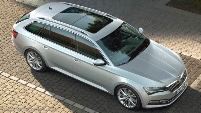 Detalle exterior del Skoda Superb Combi