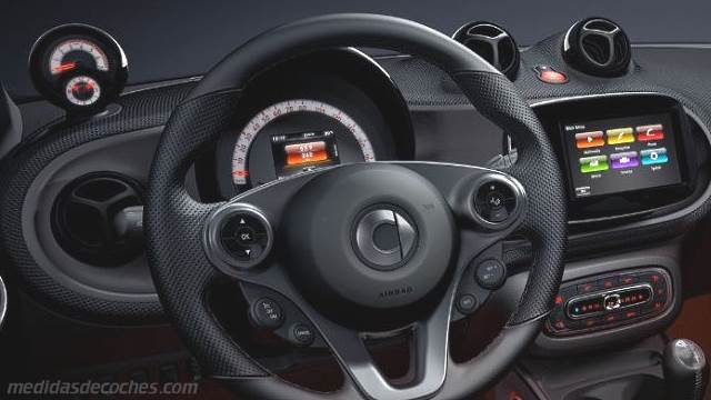 Detalle exterior del Smart forfour
