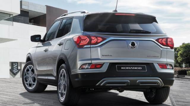 Exterior del SsangYong Korando