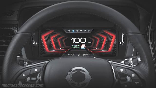 Detalle interior del SsangYong Tívoli