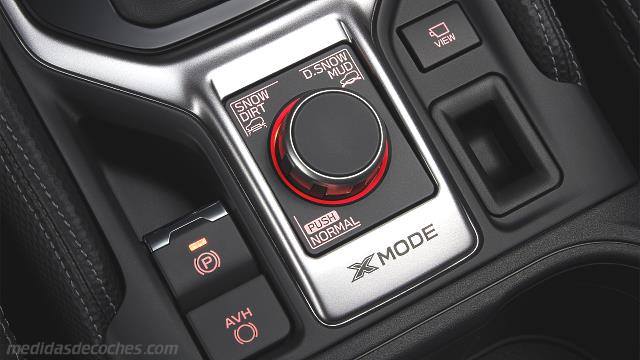 Detalle interior del Subaru Forester