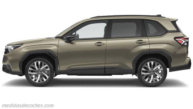Detalle exterior del Subaru Forester